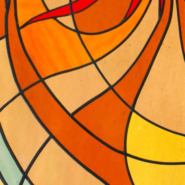 "Tramonto" Vetrata artistica di Simona Morelli