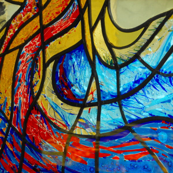 "Rinascita" Vetrata artistica di Simona Morelli