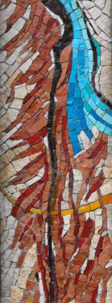 Mosaici in marmo, cotto e pasta vitrea realizzati per la parrocchia di "San Bruno" a Colleferro (Rm)