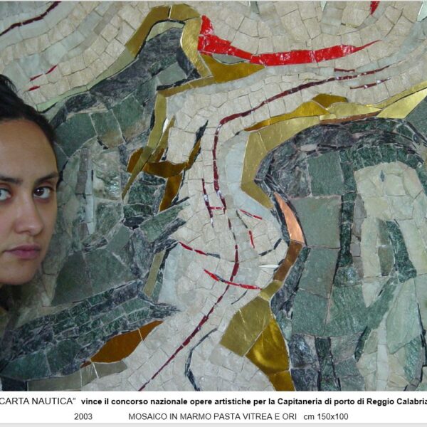 Reggio Calabria - Mosaico in marmi pasta vitrea e ori