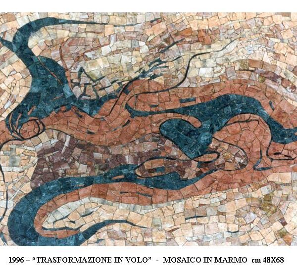 "Trasformazione in volo" Mosaico - Simona Morelli